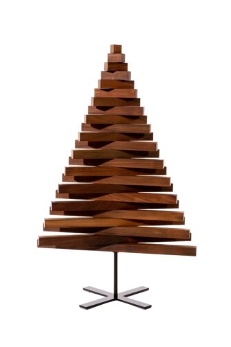 houten kerstboompjes